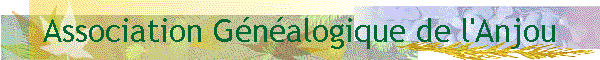 Association Gnalogique de l'Anjou